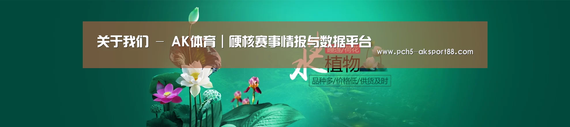 鲜花水草花卉网站模板